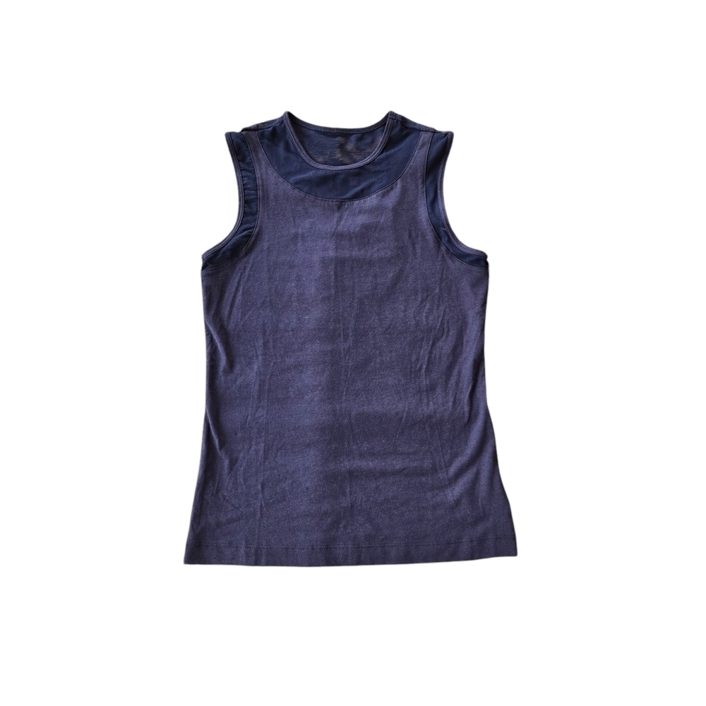 Anatomie Blue Fitted Sleeveless Tank Top Flo Size Xs